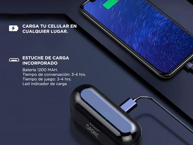 Auriculares Inalambricos Gadnic In-ear SH8 Bluetooth Running Deportes Usado - 4