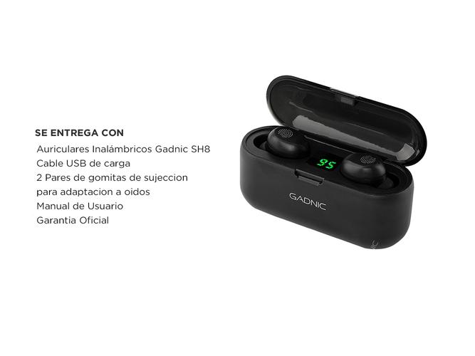 Auriculares Inalambricos Gadnic In-ear SH8 Bluetooth Running Deportes - 6