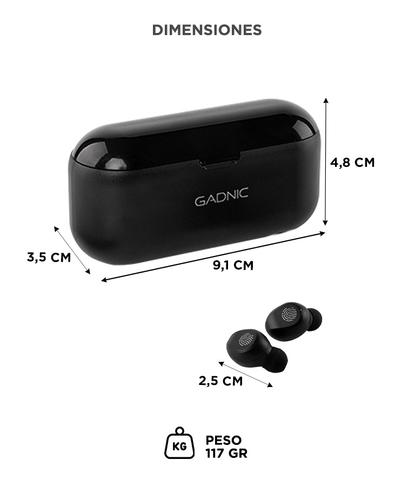 Auriculares Inalambricos Gadnic In-ear SH8 Bluetooth Running Deportes - 5