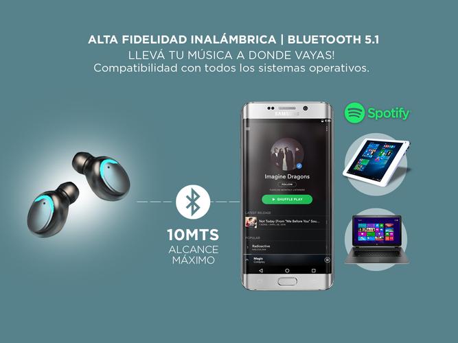 Auricular In Ear Gadnic IRH70 Deportivos TWS Bluetooth - 5