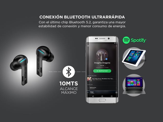  Auriculares in-ear QCY G1 para juegos gamer wireless - 5