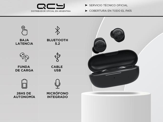 Auriculares inalámbricos QCY T17 baja latencia gamer Control táctil - 1