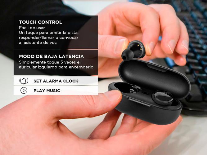 Auriculares inalámbricos QCY T17 baja latencia gamer Control táctil - 2