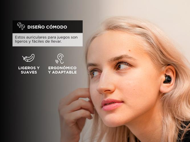 Auriculares inalámbricos QCY T17 baja latencia gamer Control táctil - 4