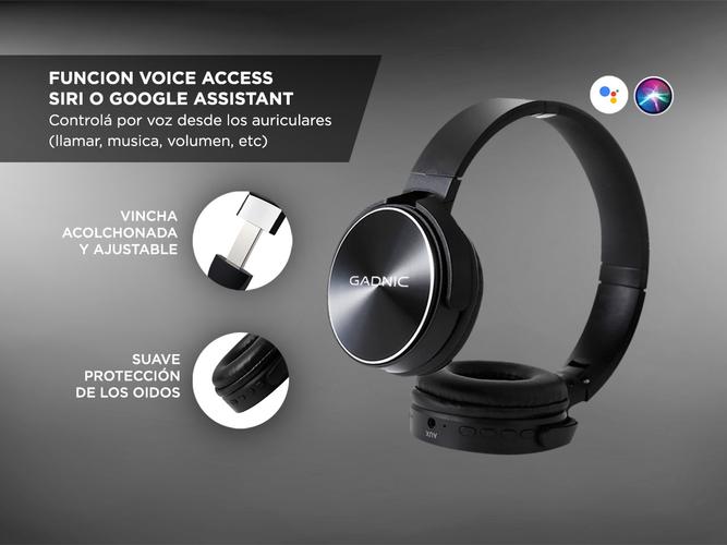 Auriculares Bluetooth Gadnic A122 Manos Libres Inalambrico Negro - 4