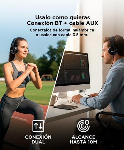 Auriculares Bluetooth Gadnic A122 Manos Libres Inalambrico Negro - 2