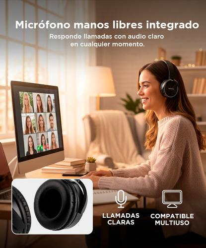 Auriculares Bluetooth Gadnic A122 Manos Libres Inalambrico Negro - 4