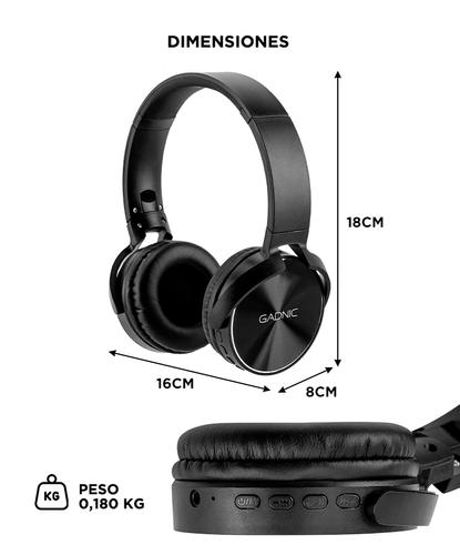 Auriculares Bluetooth Gadnic A122 Manos Libres Inalambrico Negro - 5
