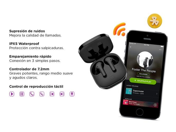 Auriculares Bluetooth QCY T13 Manos Libres Inalambrico Negro - 4
