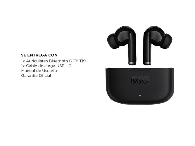 Auriculares Bluetooth QCY T19 Manos Libres Inalambrico Negro - 5