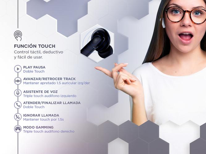 Auriculares In Ear QCY T11 Inalambrico Manos Libres  - 3