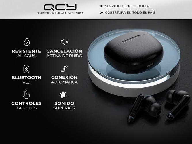 Auriculares Inalámbricos Híbridos QCY Cancelación de Sonido - 1
