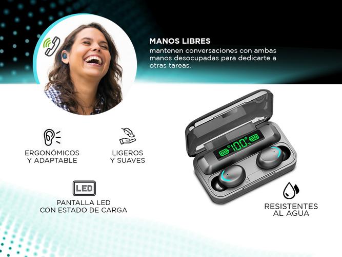 Auriculares In Ear Gadnic Inalámbricos - 3