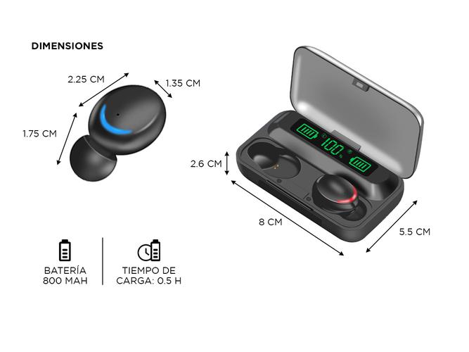 Auriculares In Ear Gadnic Inalámbricos - 5