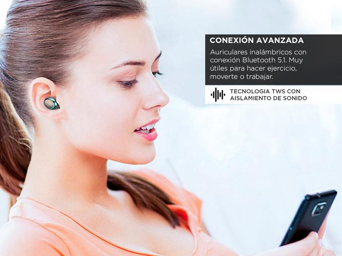 Auriculares Inalámbricos Bluetooth Gadnic In Ear Blanco  - 2