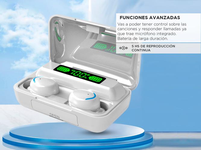 Auriculares Inalámbricos Bluetooth Gadnic In Ear Blanco  - 4