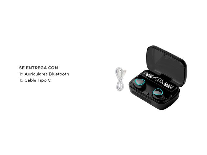 Auriculares Bluetooth Gadnic Led Manos Libres Inalambricos - 5