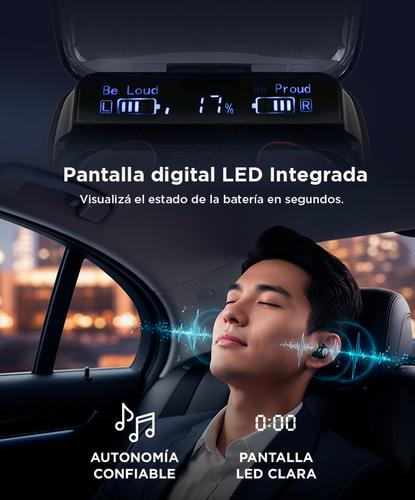 Auriculares Bluetooth Gadnic Led Manos Libres Inalambricos Outlet - 2