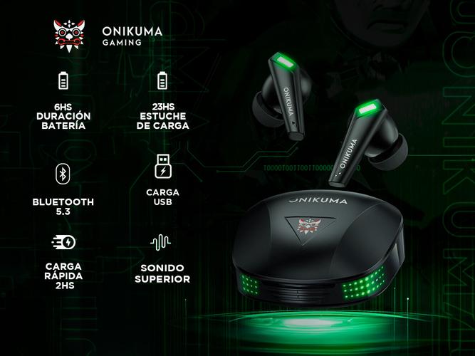 Auriculares Inalámbricos Onikuma T308 Con Luz - 1