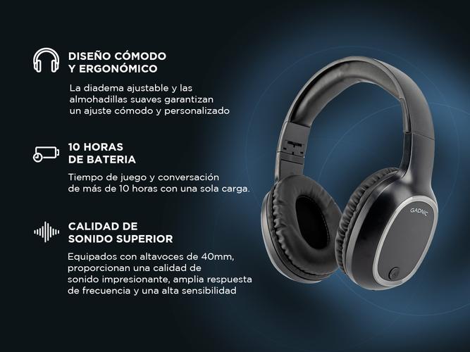 Auriculares Inalámbricos Gadnic Vincha Bluetooth 5.3 - 3