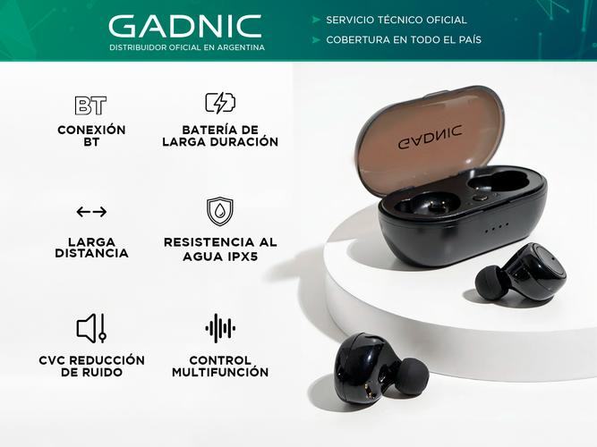 Auriculares in Ear Gadnic con Estuche - 1