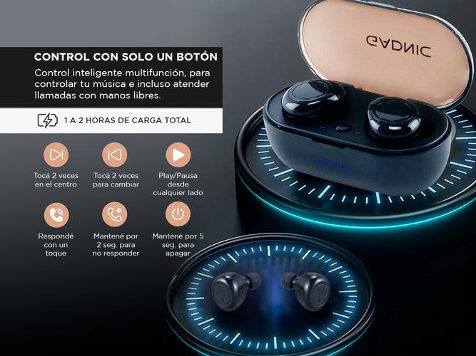 Auriculares in Ear Gadnic con Estuche - 3