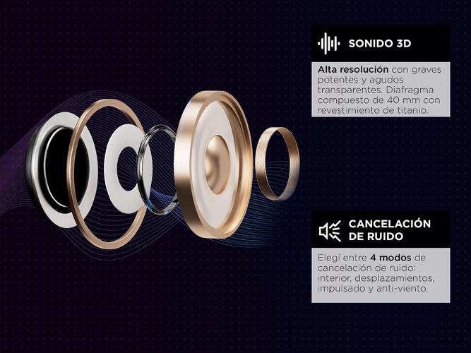 Auriculares QCY H3 Headset Inalámbricos - 2