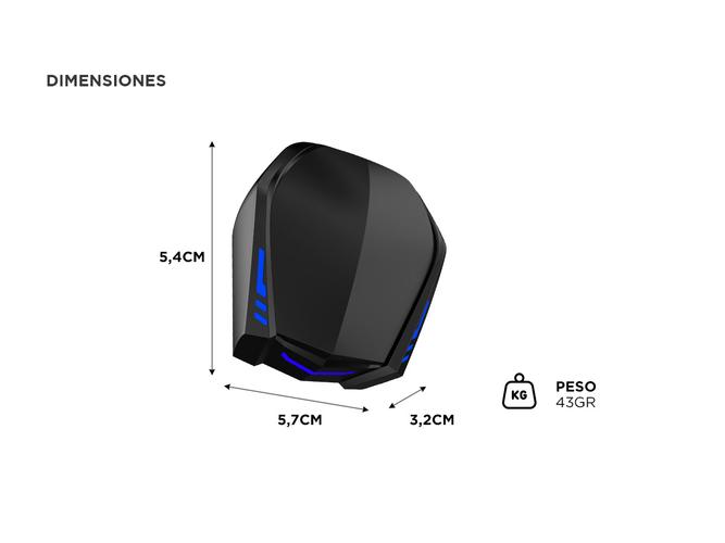 Auriculares In-Ear Inalambricos Gadnic AU16 Con Luz Led - 4