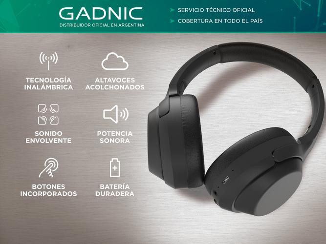 Auriculares Inalámbricos Vincha Gadnic AU74 Caja de Carga - 1