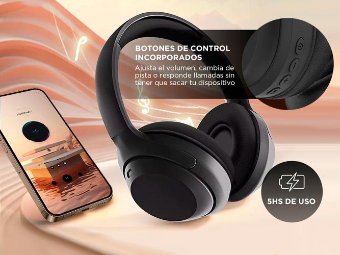 Auriculares Inalámbricos Vincha Gadnic AU74 Caja de Carga - 3