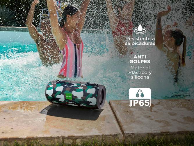 Parlante Gadnic GP200 Bluetooth Portátil Aux USB HiFi 20w Radio FM - 4