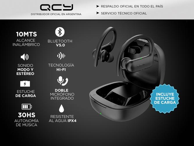 Auriculares Bluetooth QCY T6 TWS  - 1
