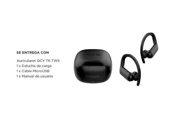 Auriculares Bluetooth QCY T6 TWS  - 5