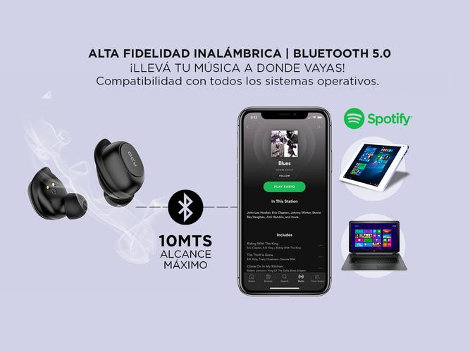 Auricular Bluetooth QCY T9 Inalambrico - 2
