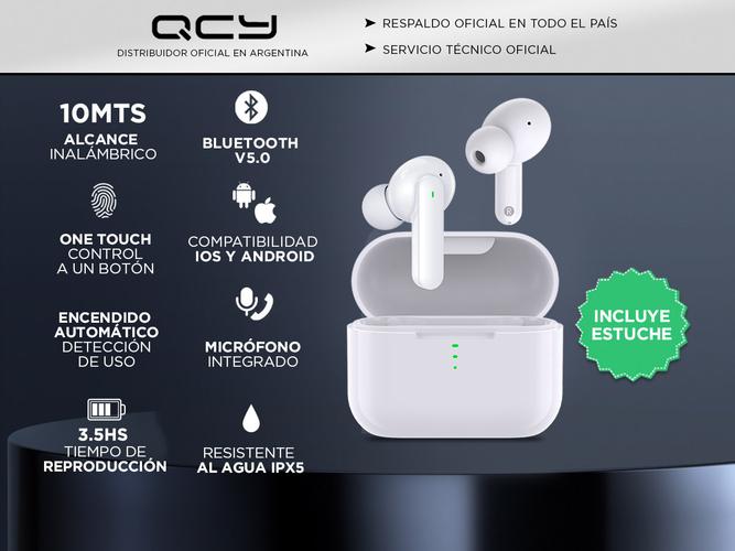 Auriculares Bluetooth QCY T10 Manos Libres Inalambrico - 1