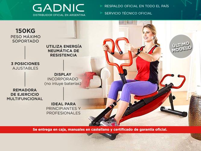 Remadora Gadnic Slim Ejercicios Fitnes - 1