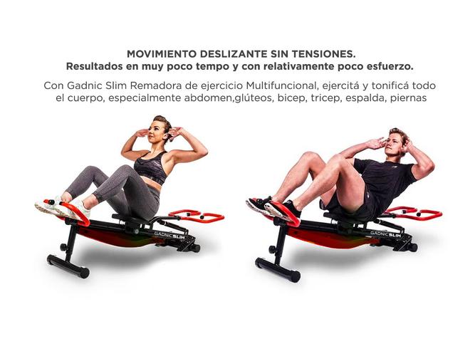 Remadora Gadnic Slim Ejercicios Fitnes - 2