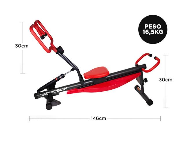 Remadora Gadnic Slim Ejercicios Fitnes - 5