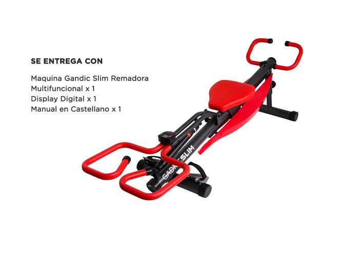 Remadora Gadnic Slim Ejercicios Fitnes - 6