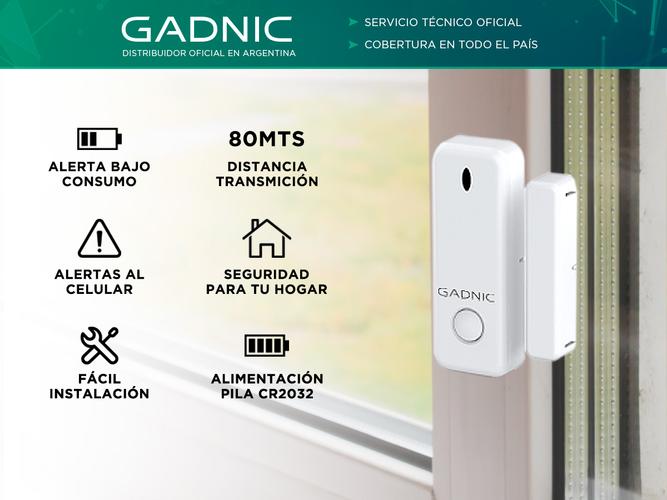 Sensor inalámbrico Gadnic WS1000 de Puertas y Ventanas - 1