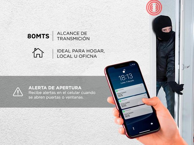 Sensor inalámbrico Gadnic WS1000 de Puertas y Ventanas - 3