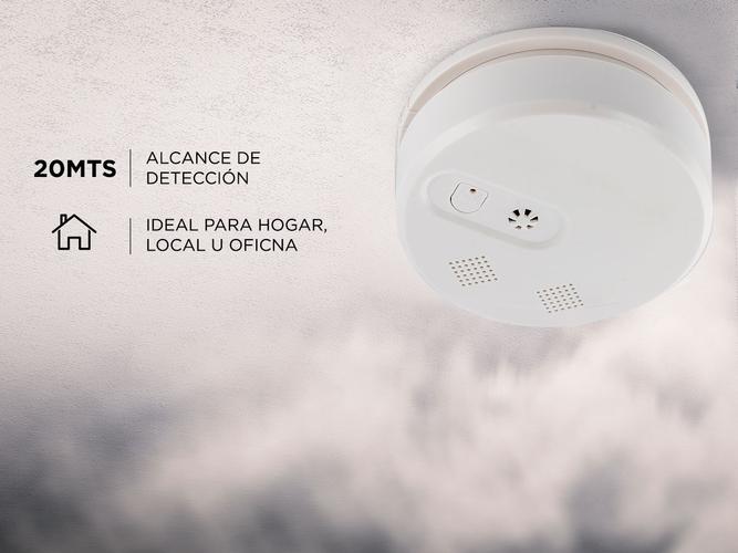Detector de Humo Incendio Monoxido Gadnic Con Alarma  - 3