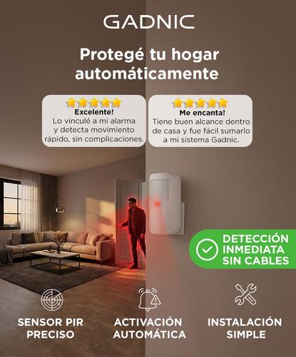 Sensor Pir De Movimiento Para Alarmas Gadnic Outlet - 1