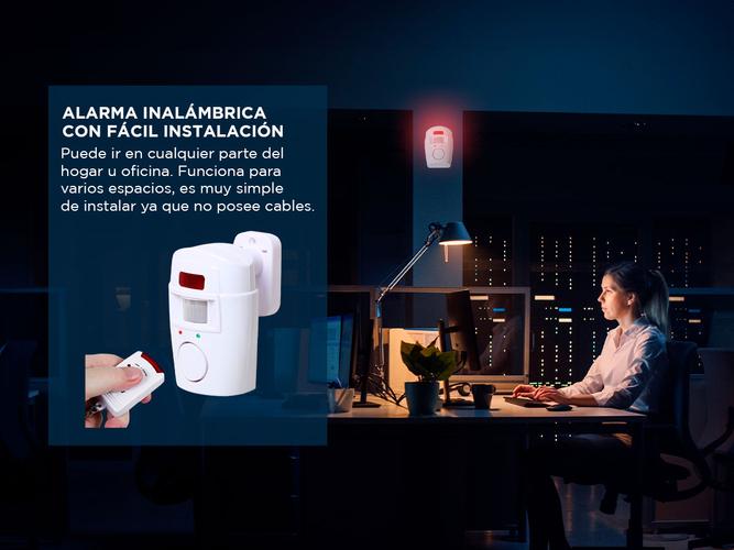 Alarma Inalámbrica Gadnic Con Sensor de Movimiento Hogar   - 3