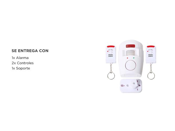 Alarma Inalámbrica Gadnic Con Sensor de Movimiento Hogar   - 5