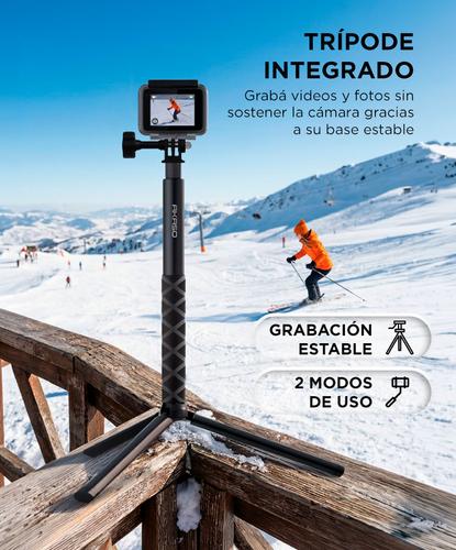 Palo de Selfie Akaso Extensible Hasta 120 cm Trípode Compatibilidad Universal - 3