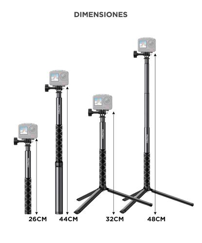 Palo de Selfie Akaso Extensible Hasta 120 cm Trípode Compatibilidad Universal - 5