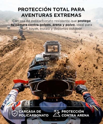 Carcasa Para Cámara Akaso Brave 7 Policarbonato Cierre Impermeable Reforzado - 3