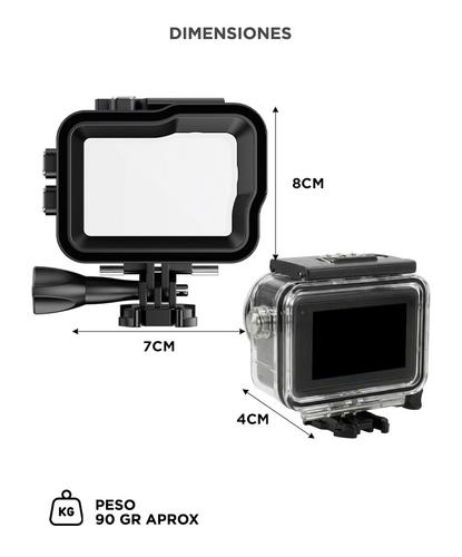 Carcasa Para Cámara Akaso Brave 7 Policarbonato Cierre Impermeable Reforzado - 4