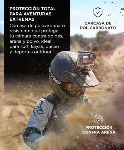 Carcasa Para Cámara Akaso Brave 7 LE Funda Policarbonato Cierre Impermeable Reforzado - 3